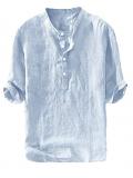 【SARFT】Flax T-shirt casual shirt