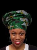 【SARGAP】Gold African Print Ankara Head wrap
