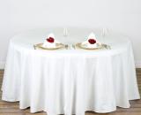 【SARRPT】108" Round Polyester Tablecloth