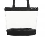 【SARCST】Clear Shoulder Tote with Zipper Closure