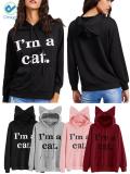 【SARWLSP】Women's Long Sleeve Pouch Sweatshirts