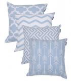 【SARSPCC】Square Printed Cotton Cushion Cover